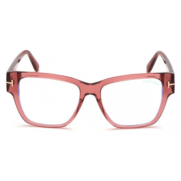 NEW TOM FORD FT5745-B/S 072 EYEGLASSES TF5745-B 072 ROSE WOMEN SQUARE EYEWEAR - Picture 2 of 3